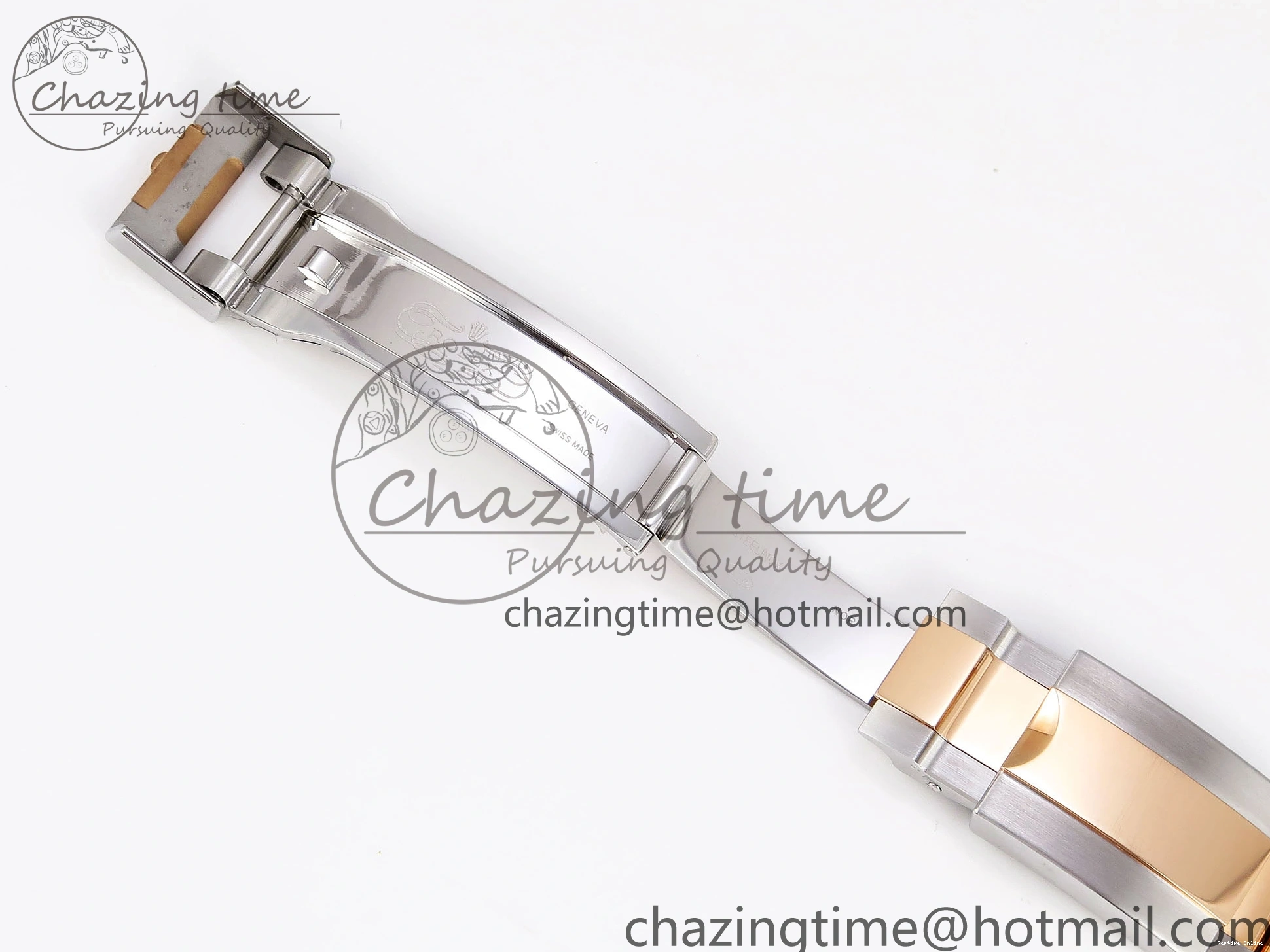 0413 UrbanChic Yacht-Master 126621 SS RG 904L Steel VSF 1:1 Best Edition Black Dial on SS RG Bracelet VS 1860